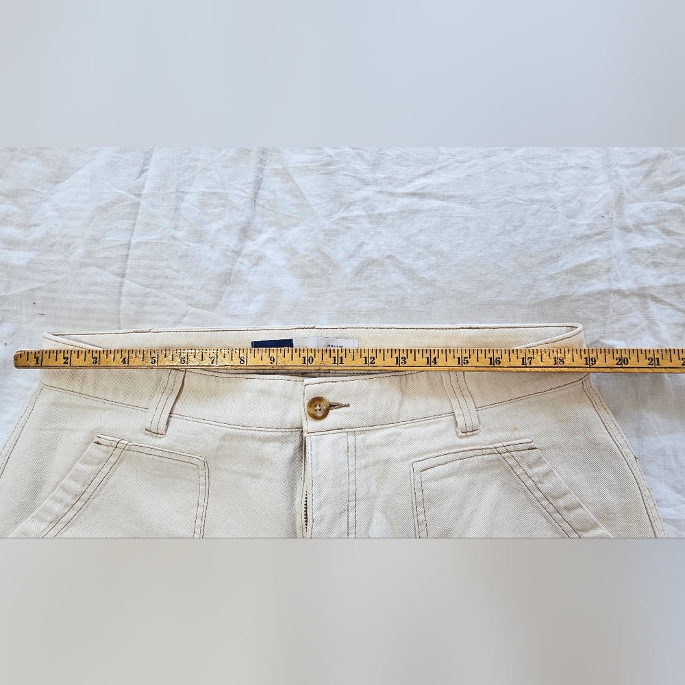 Old Navy Cream Straight Leg Pants - Picture 6 of 9